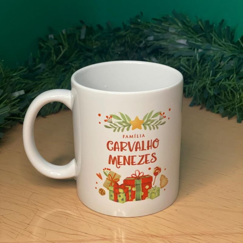 Caneca Natalina Personalizada