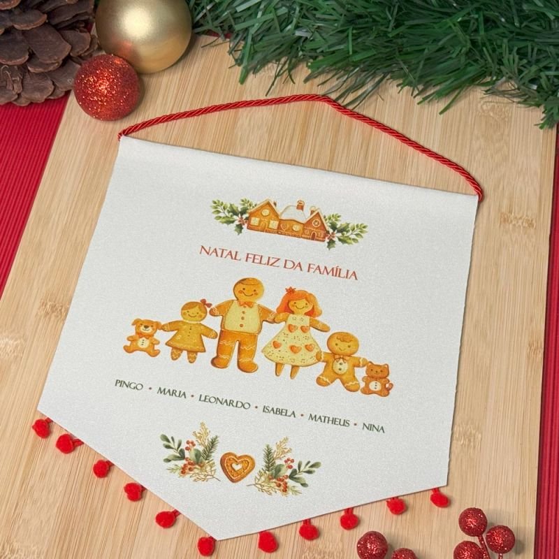 Flâmula da Natal - Família de Biscoitos