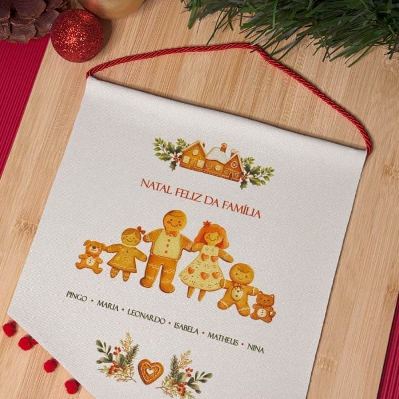 Flâmula da Natal - Família de Biscoitos