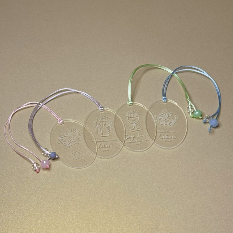 Marca Páginas do Sagrado Coração de Jesus - Oval Cristal