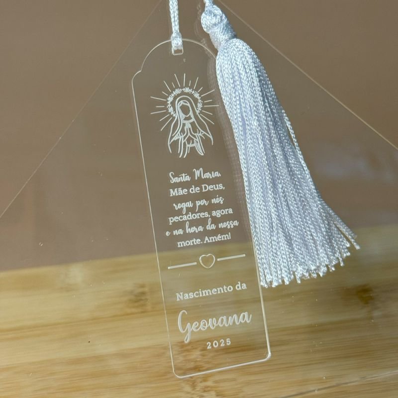 Marcador com a Virgem Maria - Lembrancinha