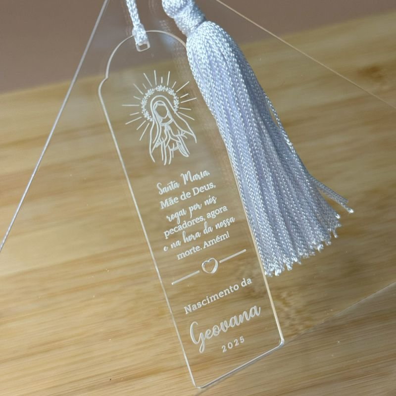 Marcador com a Virgem Maria - Lembrancinha