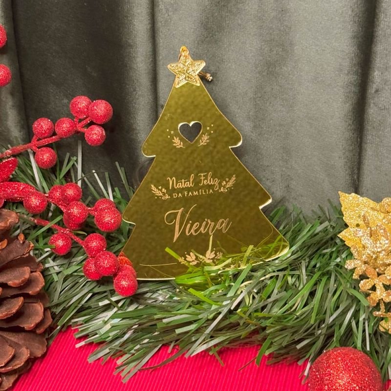 Placa para Guirlanda - Árvore