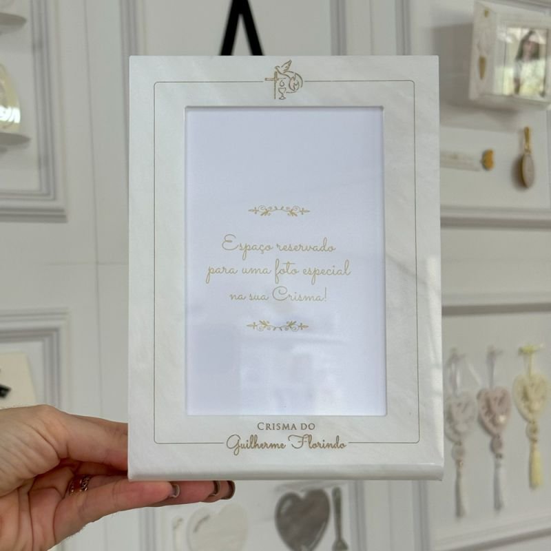 Porta Retrato Personalizado Para Crisma - 10x15