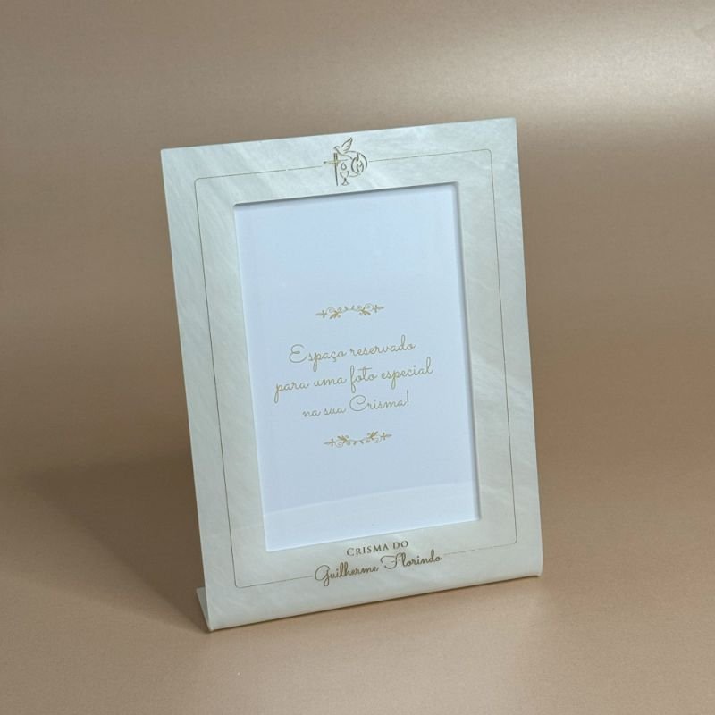 Porta Retrato Personalizado Para Crisma - 10x15